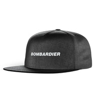 Thumbnail for Bombardier & Text Designed Snapback Caps & Hats
