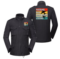 Thumbnail for Husband & Dad & Aircraft Mechanic & Legend Designed Military Coats