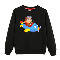 Thumbnail for Little Boy Operating an Airplane Designed 