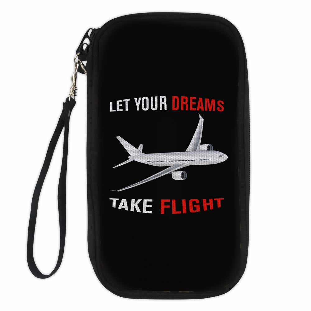 Let Your Dreams Take Flight Designed Travel Cases & Wallets