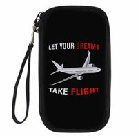 Thumbnail for Let Your Dreams Take Flight Designed Travel Cases & Wallets