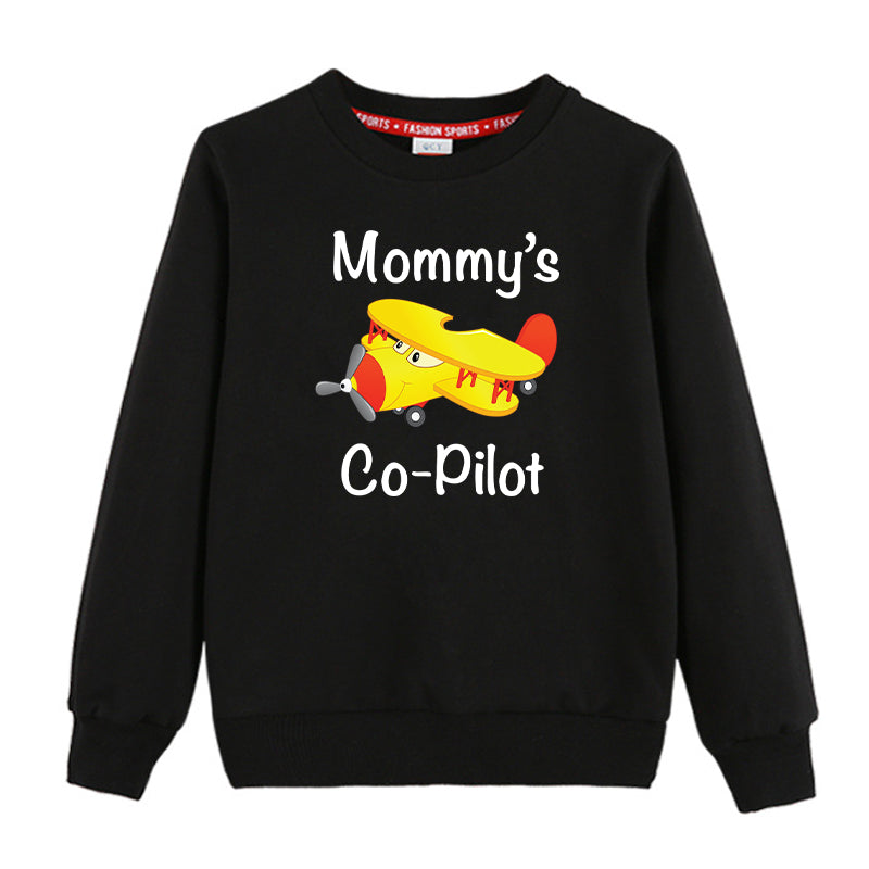 Mommy's Co-Pilot (Propeller2) Designed "CHILDREN" Sweatshirts