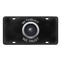 Thumbnail for In Thrust We Trust Designed Metal (License) Plates