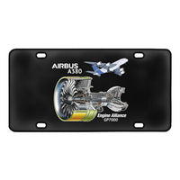 Thumbnail for Airbus A380 & GP7000 Engine Designed Metal (License) Plates