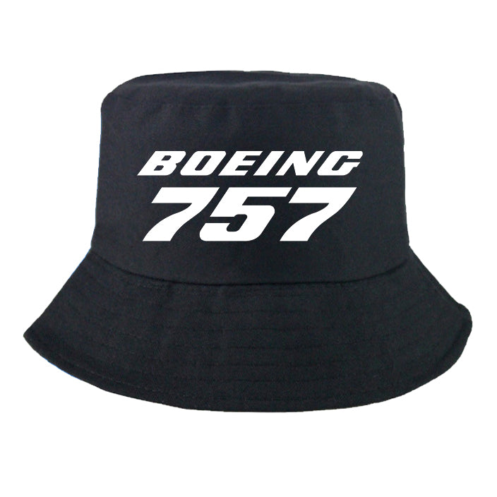 Boeing 757 & Text Designed Summer & Stylish Hats
