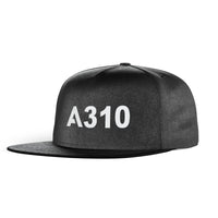 Thumbnail for A310 Flat Text Designed Snapback Caps & Hats
