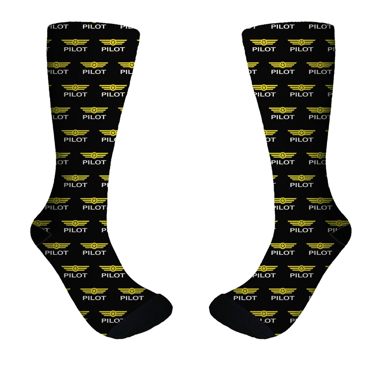 Pilot & Badge Designed Socks
