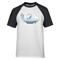 Thumbnail for Antonov 225 Side Profile Designed Raglan T-Shirts