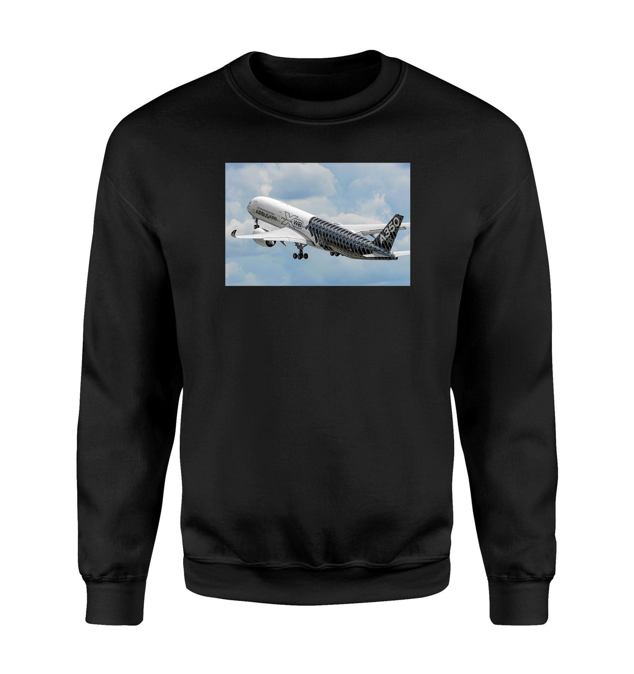 Departing Airbus A350 (Original Livery) Designed Sweatshirts