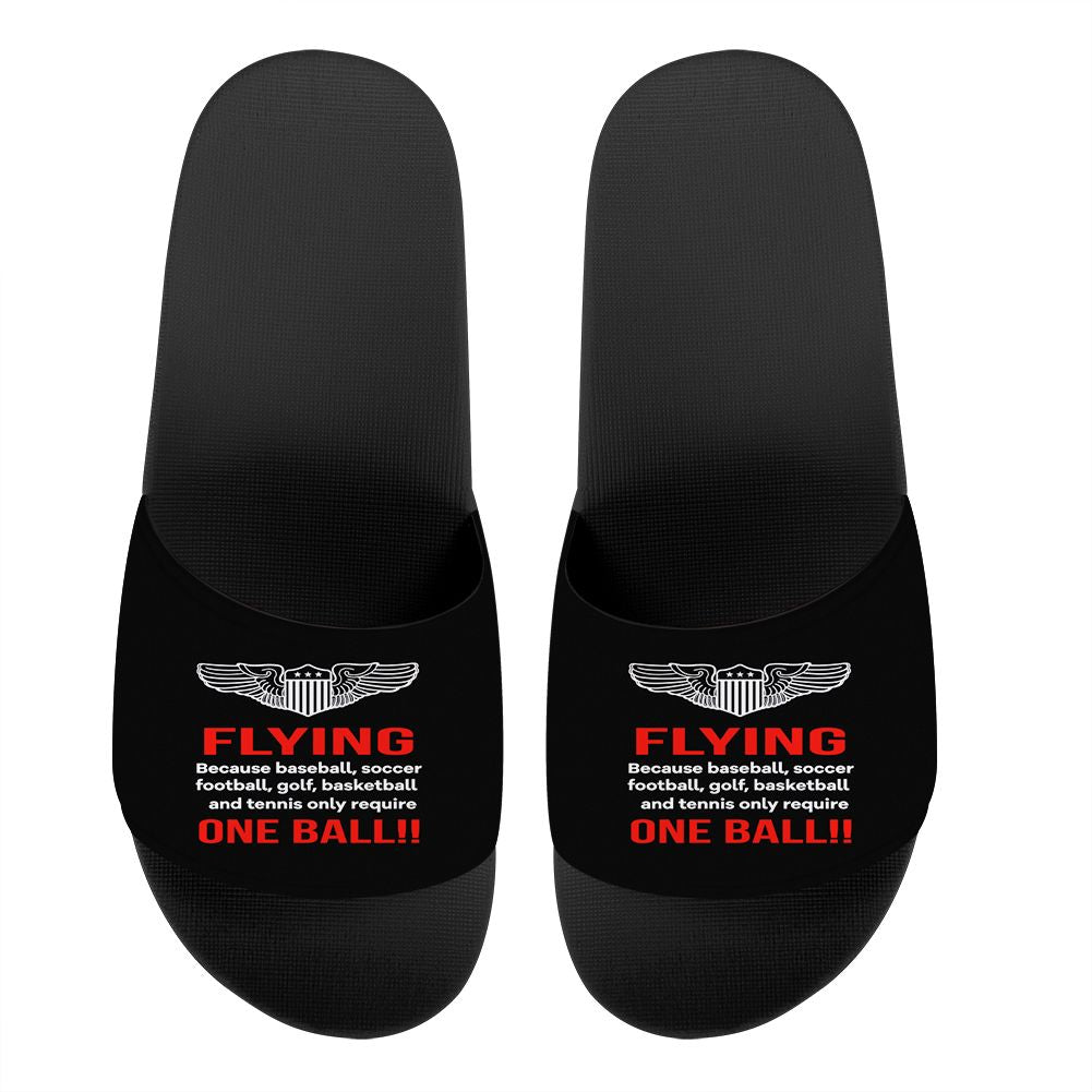 Flying One Ball Designed Sport Slippers