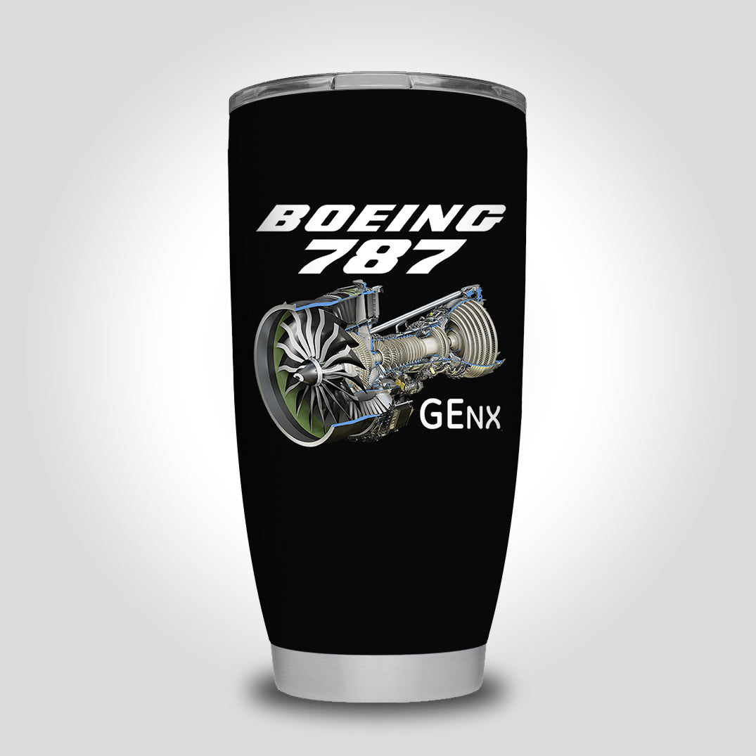 Boeing 787 & GENX Engine Designed Tumbler Travel Mugs