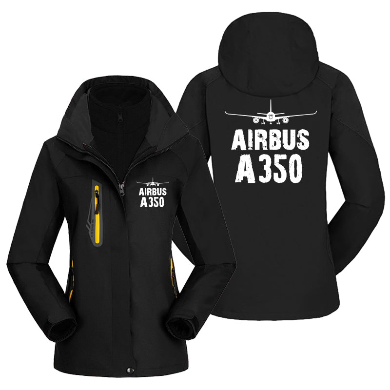 Airbus A350 & Plane Designed Thick "WOMEN" Skiing Jackets
