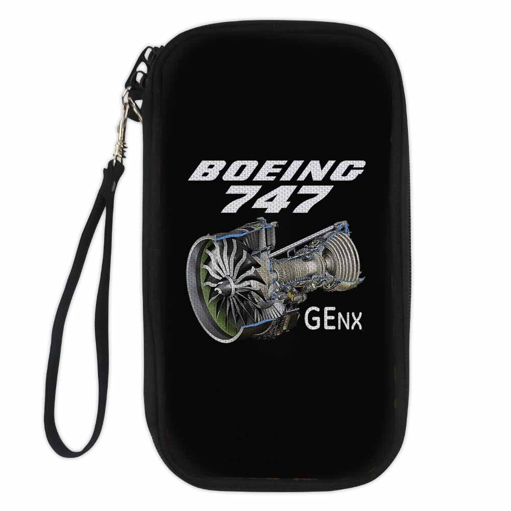 Boeing 747 & GENX Engine Designed Travel Cases & Wallets