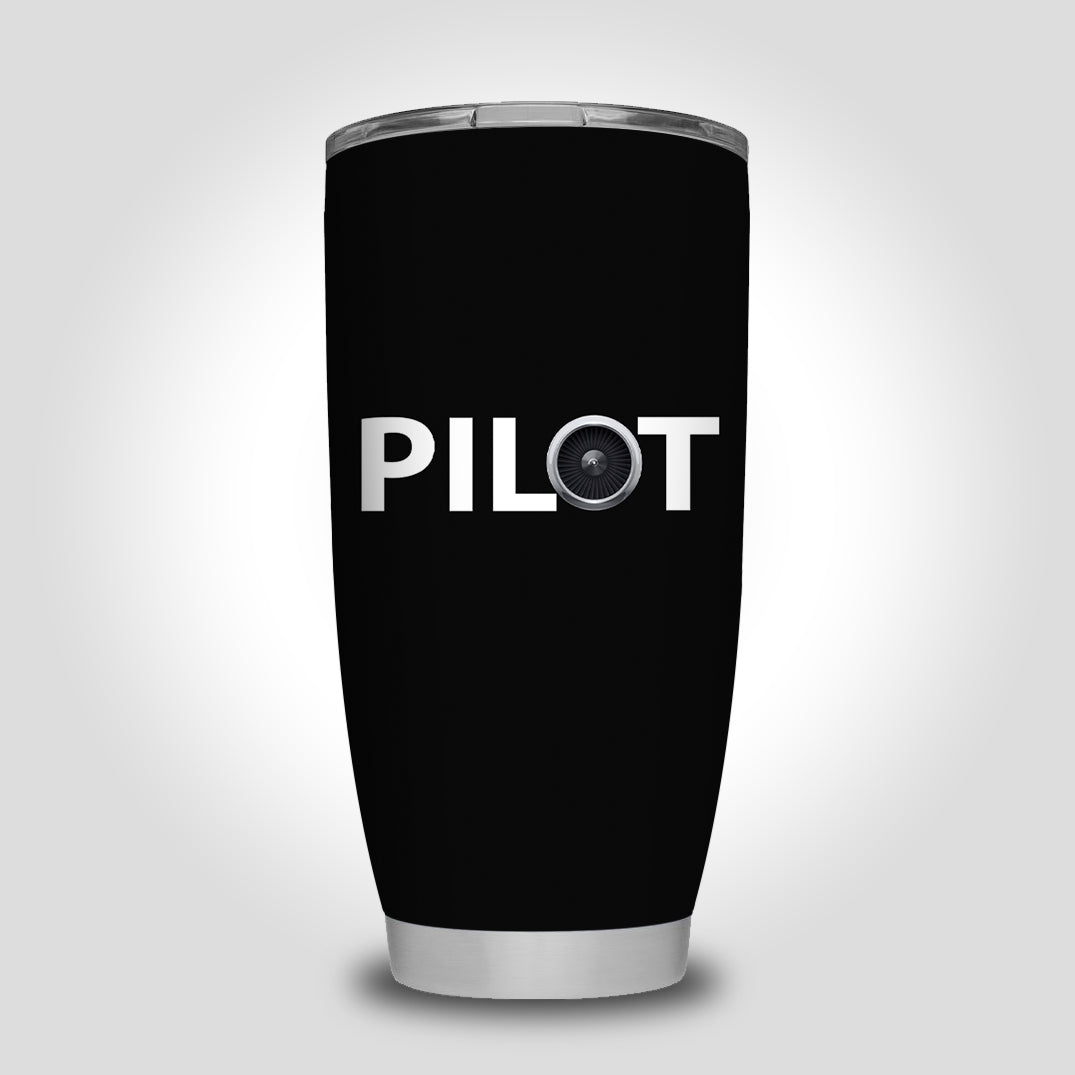 Pilot & Jet Engine Designed Tumbler Travel Mugs