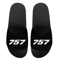 Thumbnail for 757 Flat Text Designed Sport Slippers