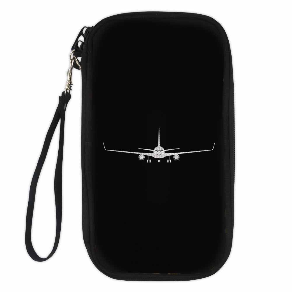 Boeing 767 Silhouette Designed Travel Cases & Wallets