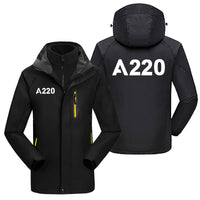 Thumbnail for A220 Flat Text Designed Thick Skiing Jackets