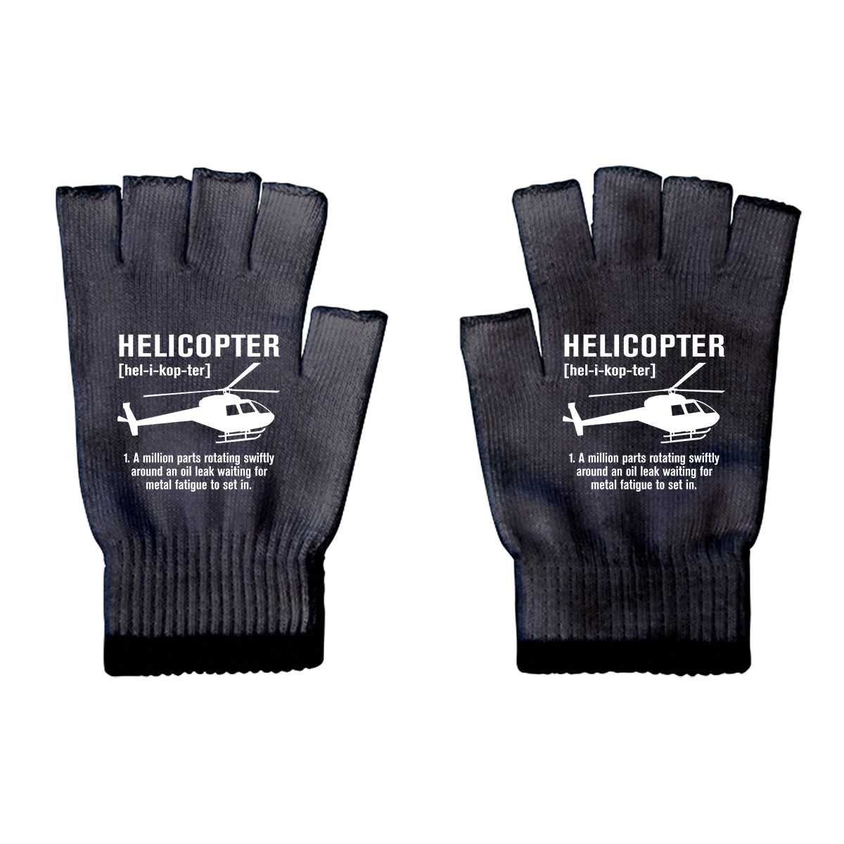 Helicopter [Noun] Designed Cut Gloves