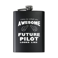 Thumbnail for Future Pilot Designed Stainless Steel Hip Flasks