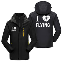 Thumbnail for I Love Flying Designed Thick Skiing Jackets