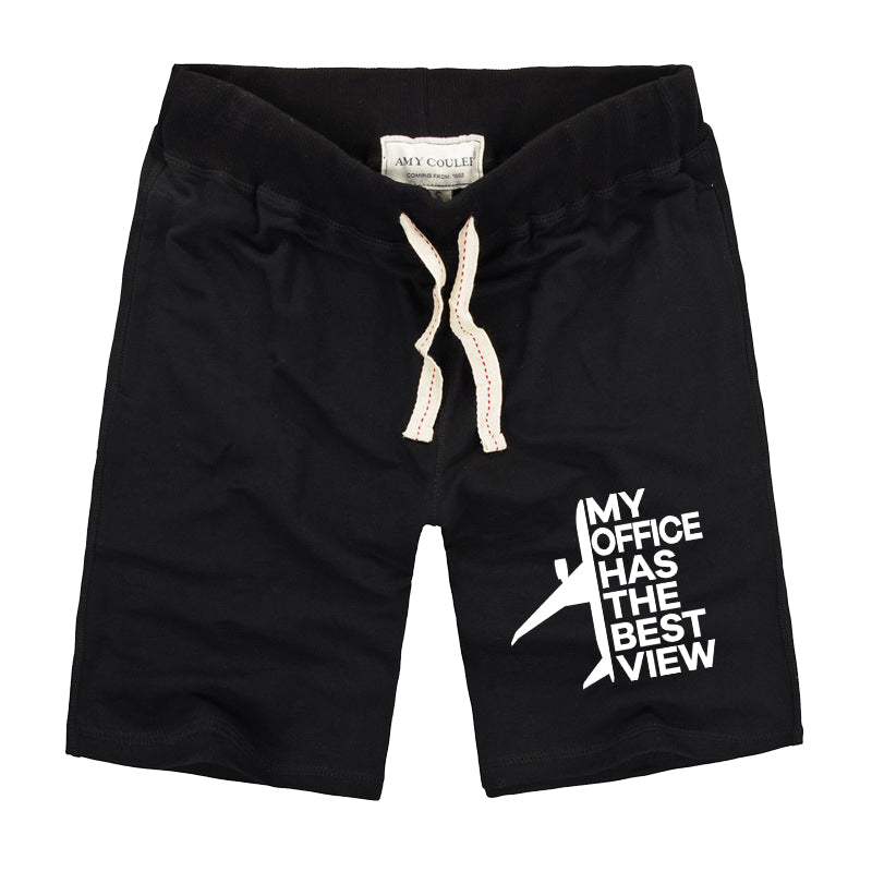 My Office Has The Best View Designed Cotton Shorts