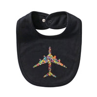 Thumbnail for Colourful Airplane Designed Baby Saliva & Feeding Towels