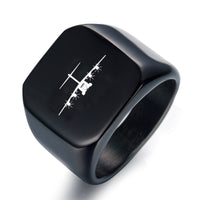 Thumbnail for Airbus A400M Silhouette Designed Men Rings