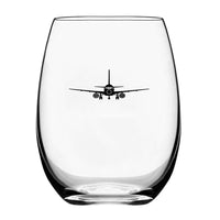 Thumbnail for Sukhoi Superjet 100 Silhouette Designed Water & Drink Glasses