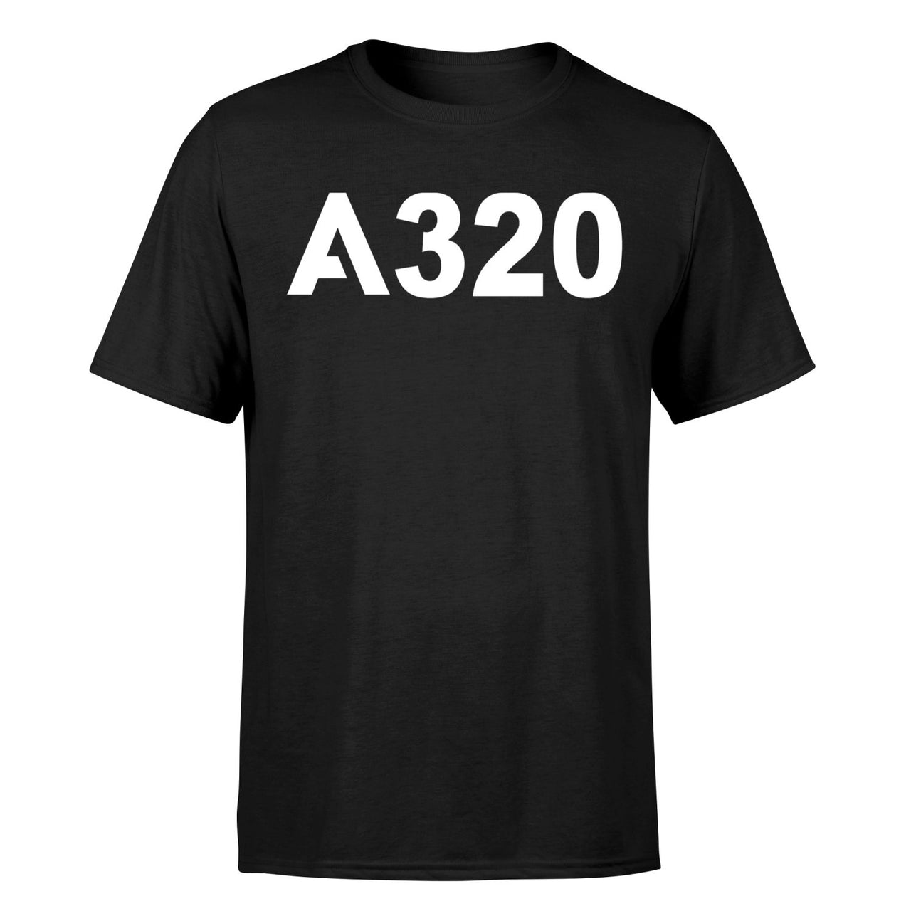 A320 Flat Text Designed T-Shirts
