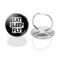 Thumbnail for Eat Sleep Fly Designed Rings