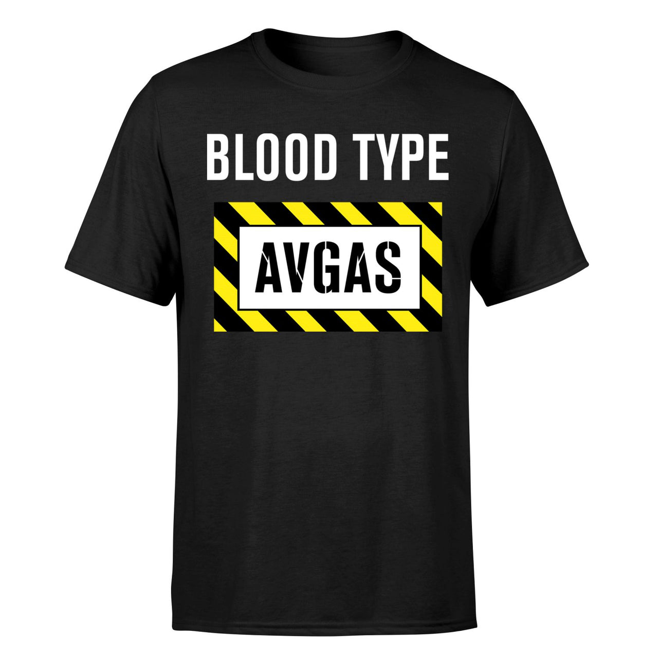 Blood Type AVGAS Designed T-Shirts