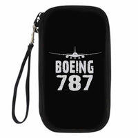 Thumbnail for Boeing 787 & Plane Designed Travel Cases & Wallets