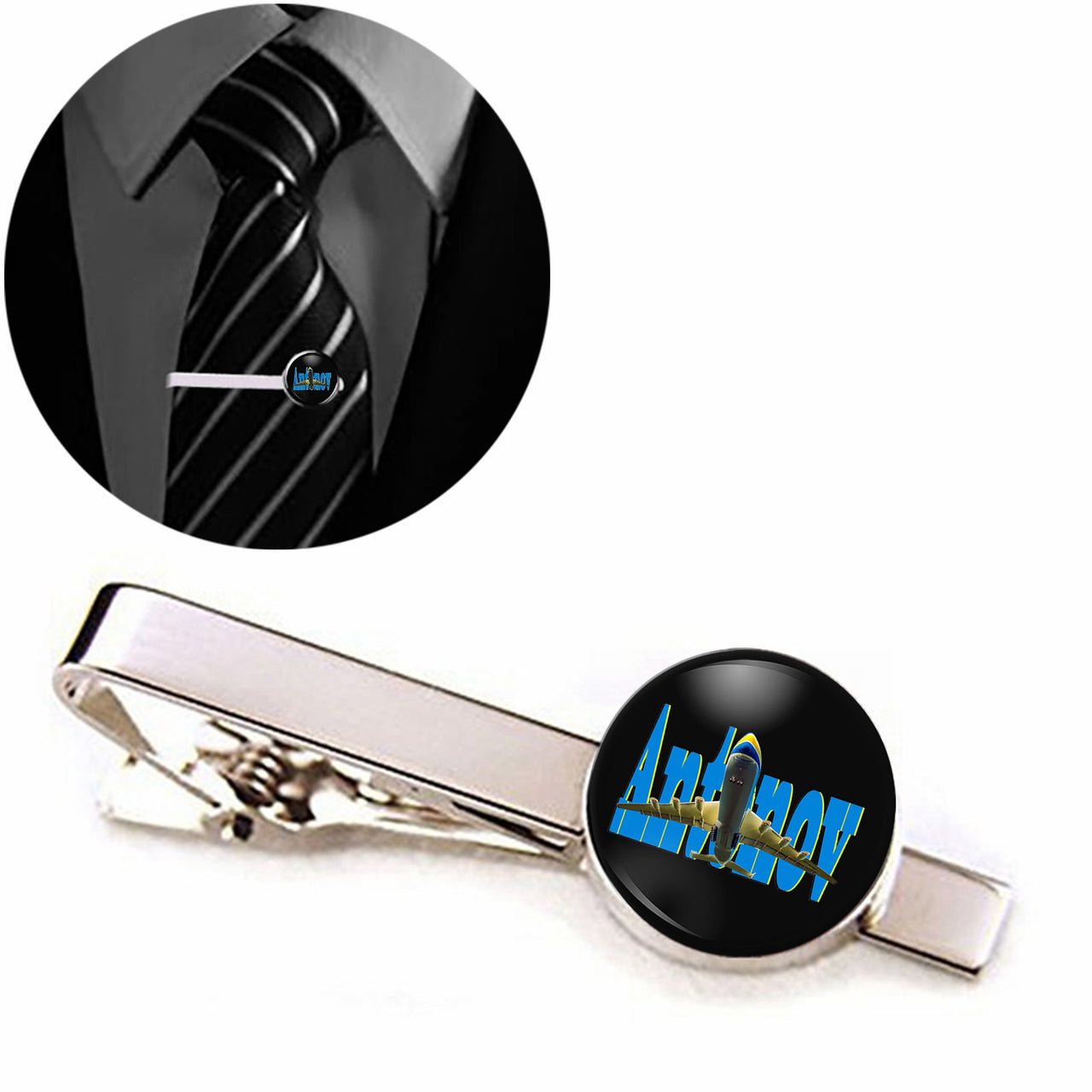 Antonov AN-225 (24) Designed Tie Clips