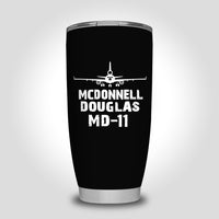 Thumbnail for McDonnell Douglas MD-11 & Plane Designed Tumbler Travel Mugs