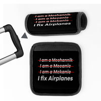 Thumbnail for I Fix Airplanes Designed Neoprene Luggage Handle Covers