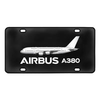 Thumbnail for The Airbus A380 Designed Metal (License) Plates