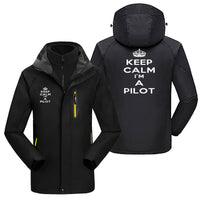 Thumbnail for Keep Calm I'm a Pilot Designed Thick Skiing Jackets