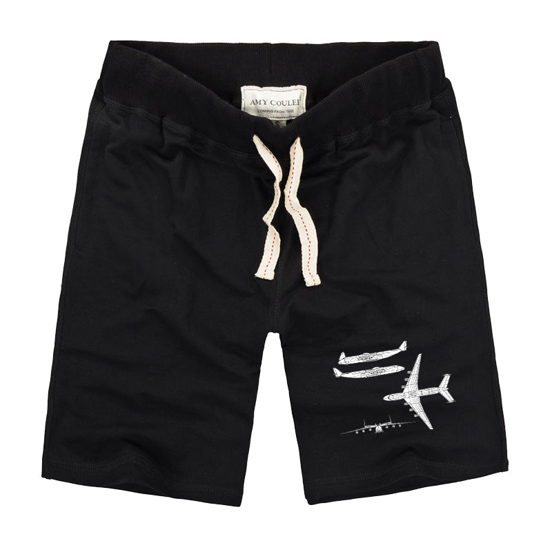 Antonov AN-225 (14) Designed Cotton Shorts