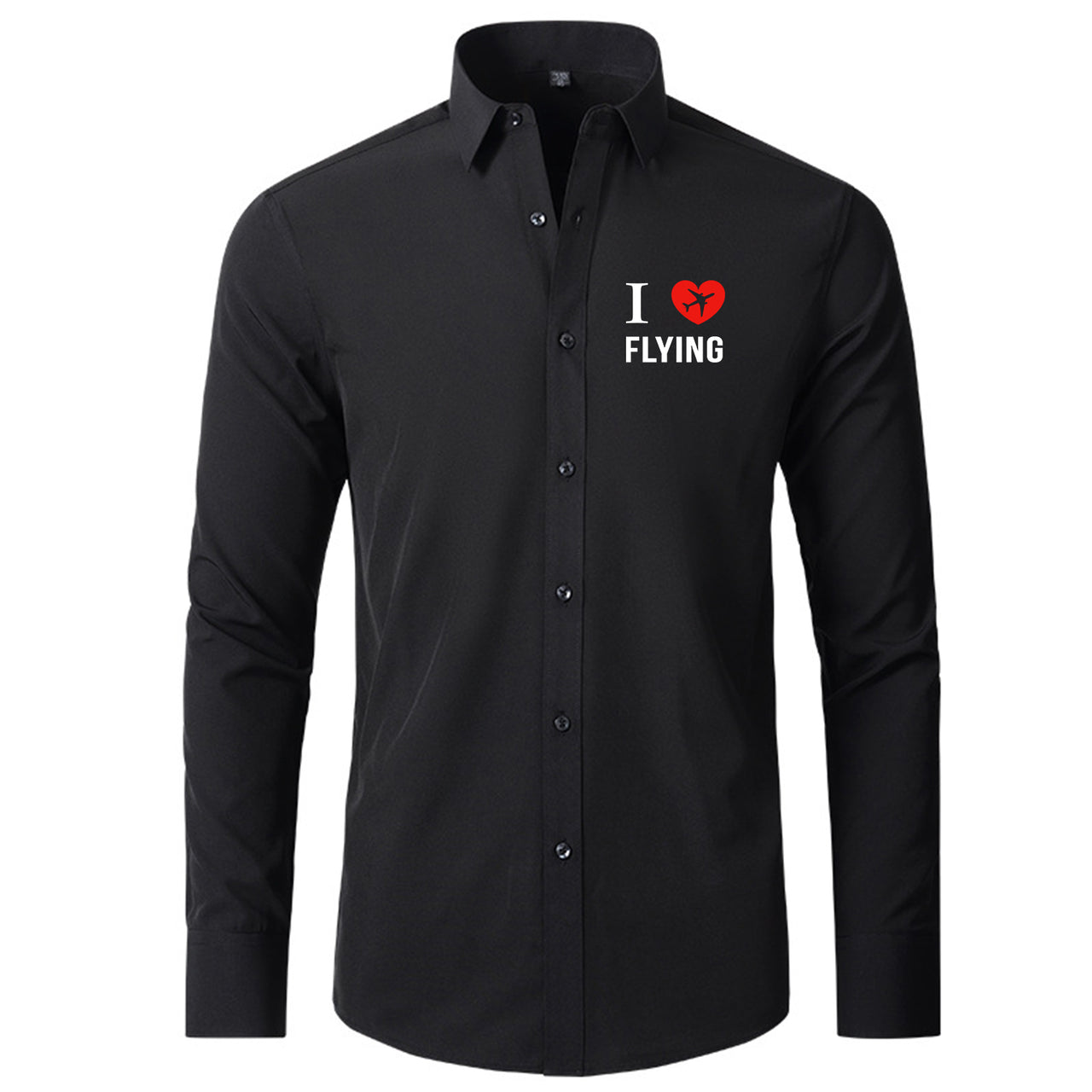 I Love Flying Designed Long Sleeve Shirts