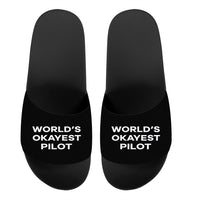 Thumbnail for World's Okayest Pilot Designed Sport Slippers