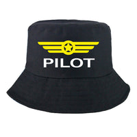 Thumbnail for Pilot & Badge Designed Summer & Stylish Hats