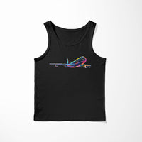 Thumbnail for Multicolor Airplane Designed Tank Tops