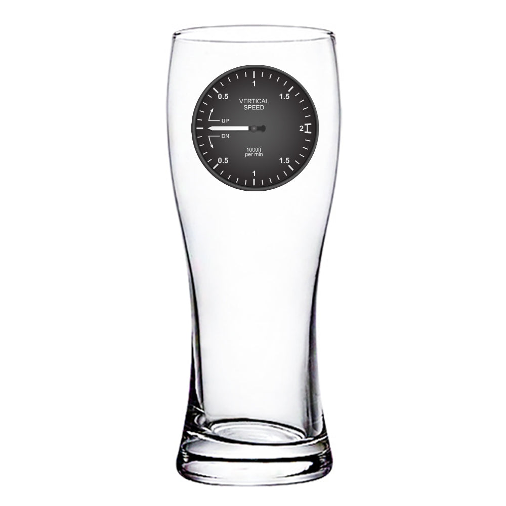 Vertical Speed 2 Designed Pilsner Beer Glasses