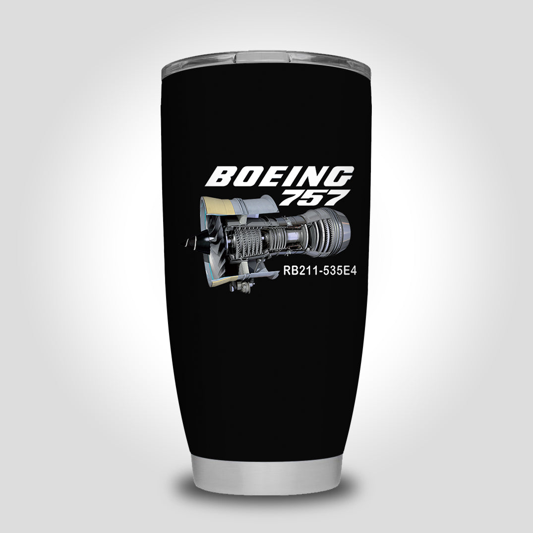 Boeing 757 & Rolls Royce Engine (RB211) Designed Tumbler Travel Mugs