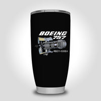Thumbnail for Boeing 757 & Rolls Royce Engine (RB211) Designed Tumbler Travel Mugs