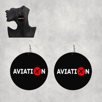 Thumbnail for Aviation Designed Wooden Drop Earrings
