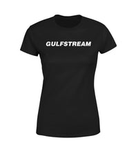 Thumbnail for Gulfstream & Text Designed Women T-Shirts