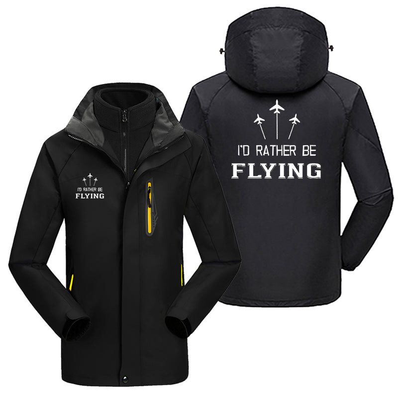 I'D Rather Be Flying Designed Thick Skiing Jackets