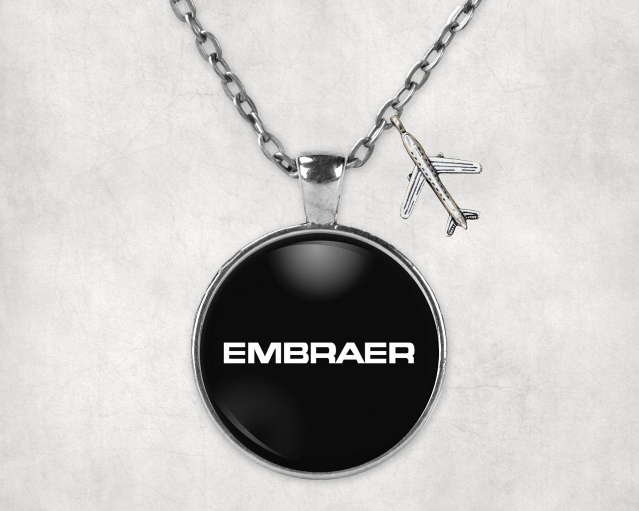 Embraer & Text Designed Necklaces