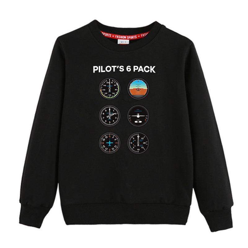 Pilot's 6 Pack Designed "CHILDREN" Sweatshirts